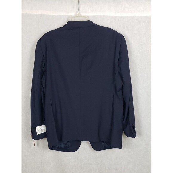 Calvin Klein Blazer Mens 46 Regular Navy Blue X Slim Fit Infinite Stretch Wool - Picture 4 of 16